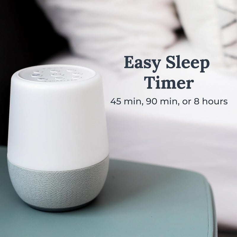 Yogasleep Duet White Noise Sound Machine & Night Light, 30 Natural Sounds,Bluetooth-Wireless Speaker for Travel,Office Privacy,Concentration,Sleep Aid for Adults & Baby, Registry & Nursery Gift,White - Image 5